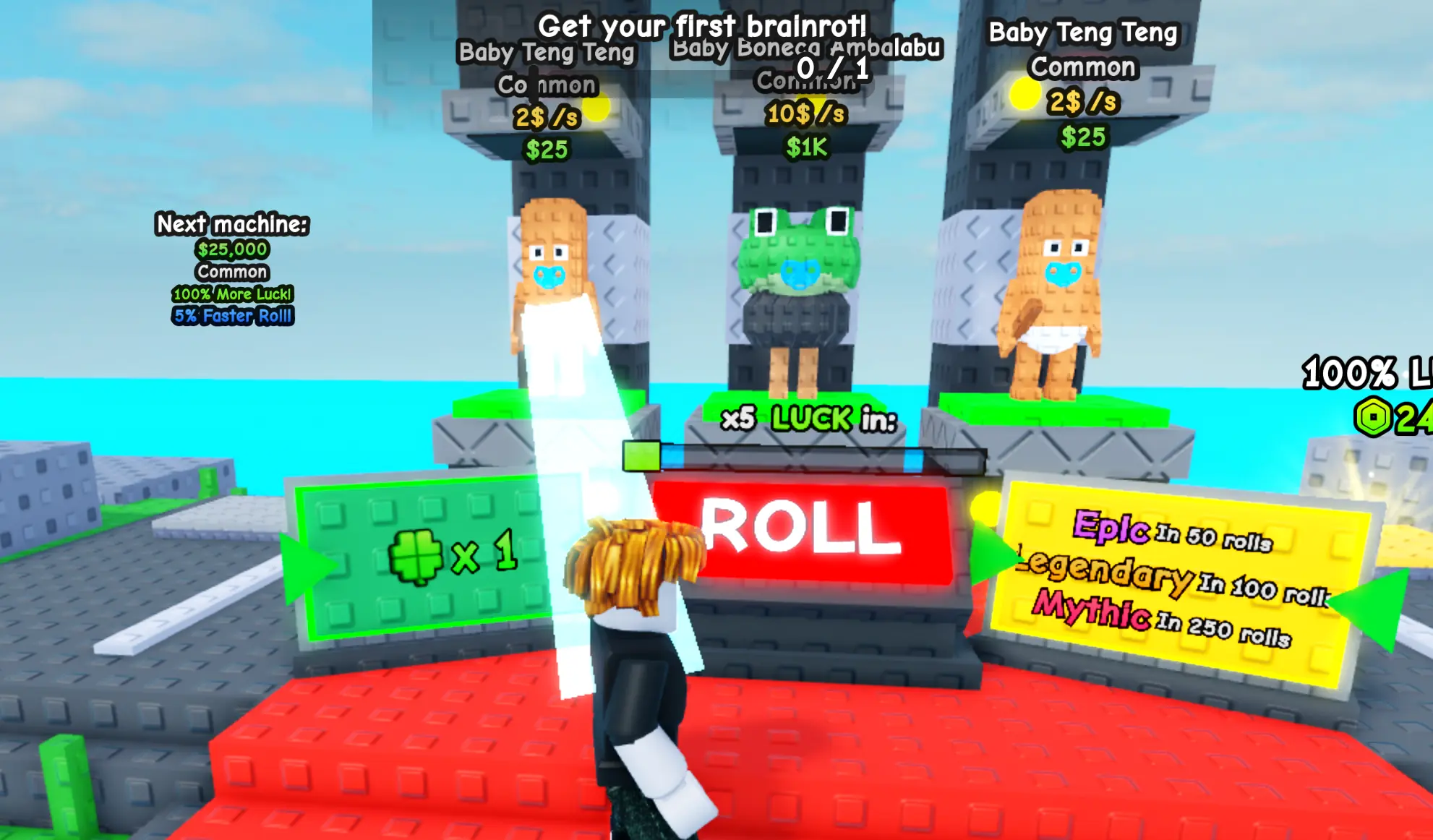 Rolling for Brainrots